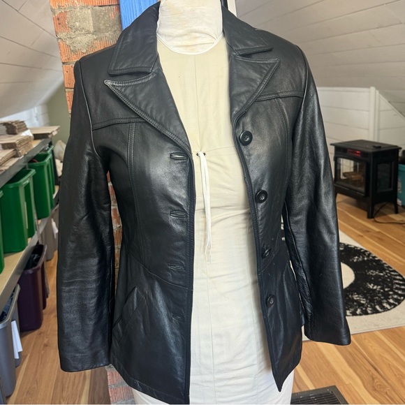 Vintage Wilson’s Maxima Leather Moto Jacket - Picture 2 of 8